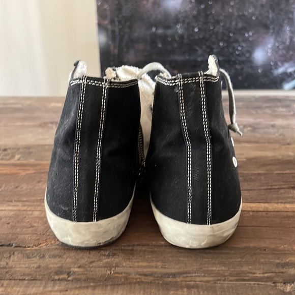 Golden Goose high top sneakers. Size 44 or us 10. Worn a few times. Great shape! - Picture 4 of 6